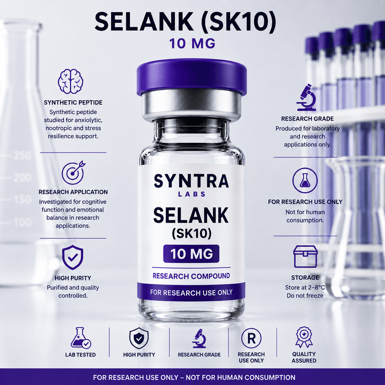 Selank (SK10) 10 mg