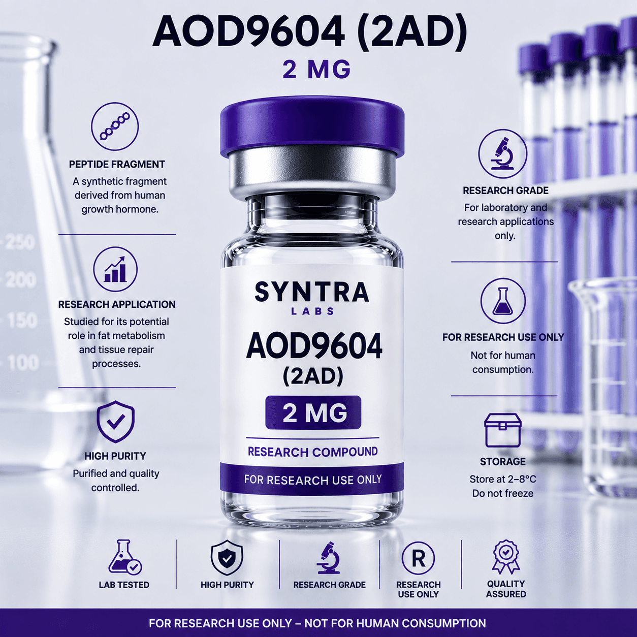 AOD9604 (2AD) 2 mg
